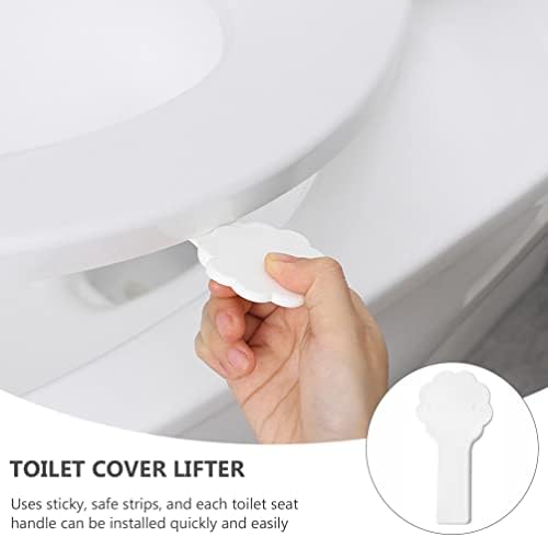 Angoily ligmer на капакот на тоалетот 2 парчиња тоалета за тоалети, тоалета за тоалети, анти-допирање на капакот на тоалетот, рачката