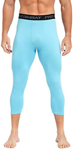 ФЛДИ машки атлетски 3/4 компресивни панталони Хупки за чаршавки за спортски бази на слоеви, кои работат панталони за тренингот
