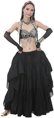 Astage Woman Woman Belly Dance Full Circle Maxi Trible Skirds Linen Bohe Fuest