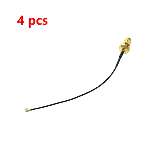 Кабел за продолжување на антената Antrader 4PCS WiFi, кабел за продолжување на IPEX со должина од 4 инчи со должина од 4 инчи
