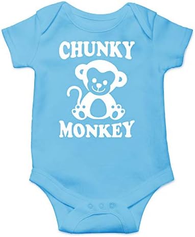 Cbtwear Chunky Monkey - Смешно доаѓање домашна облека за девојче или момче - слатко новороденче едно парче бебешко тело