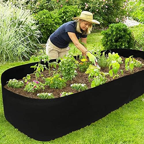 Иканбо ткаенина одгледувана градинарски кревет, одгледувани жардинери за растенија на отворено, торба за растат градинарски