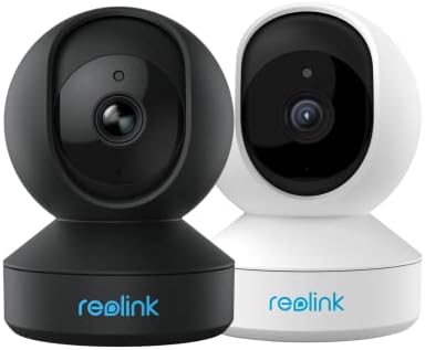 Reolink 5MP PTZ внатрешна камера, приклучок WiFi камера со телефонска апликација, 2,4/5GHz WiFi, 3x оптички зум, автоматско следење, откривање