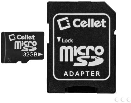 Cellet 32gb Videocon V1422 Микро Sdhc Картичката Е Прилагодена Форматирана за дигитално снимање со голема брзина, без загуби! Вклучува Стандарден
