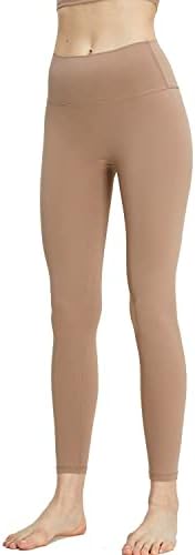 Sportbang Беспрекорни јога панталони со висока половината за контрола на стомакот, кои трчаат на глуждот, хеланки за жени