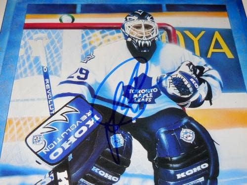 Феликс Потвин автограмираше 8x10 Фотографија во боја - Лисја од јавор! - Автограмирани фотографии во НХЛ