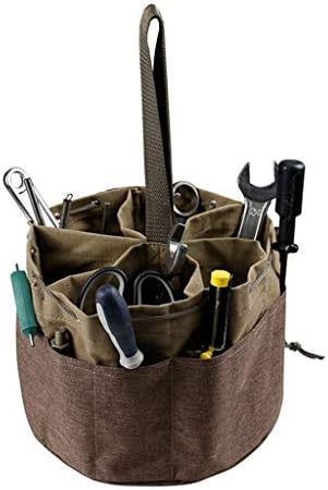 Yutrd на отворено платно цилиндрична торба за алатка за преносни алатки за складирање на алатки