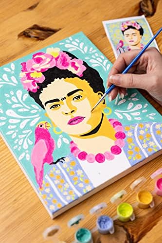 Денес е Денот на уметноста Фрида Кало - самопортрет - боја по комплет за броеви