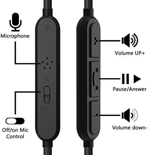Аудио кабел Geekria QuickFit со MIC компатибилен со Bose 700, NC700, 700 ANC кабел, стерео кабел за замена на 2,5 mm AUX со