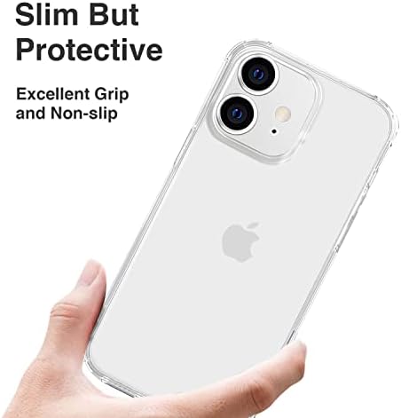 DNZPFU Кристално Јасен Дизајниран За Iphone 11 Случај, [Технологија Против Пожолтување] Заштитна Телефонска Кутија Отпорна На