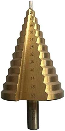 Driak 4-52mm метрички HSS титаниум Површинска површина за чекори Бит за вежбање за алатка за дупчење на тврди материјали од дрво метал