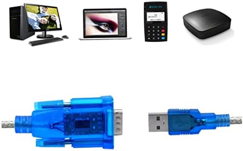 MOBESTECH C USB лаптоп сина боја пин -линија за сериски адаптер за конвертор USB на компјутерска порта за USB кабел