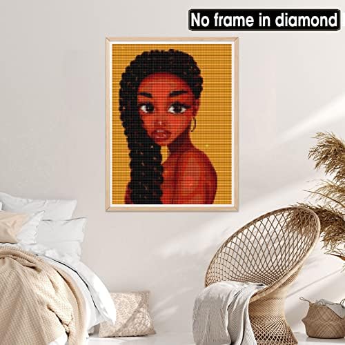 Aiishow Diamond сликарство африкански комплети за жени за возрасни, целосна вежба дијамантска уметност сликарство крст бод кристал rhinestone везови занает за занает за домаш