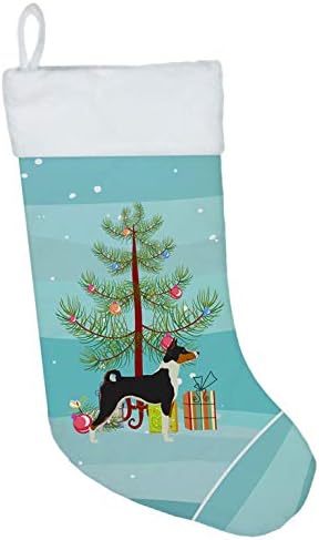 Богатства на Каролина CK3517CS Базињи Божиќно дрво Божиќно порибување, камин што виси чорапи Божиќна сезона Декора за украси за семејство
