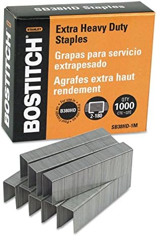 Производи на Стенли Бостич - Стенли Бостич - тешки делови за B380HD -BLK Auto 180 Stapler, 1000/Box - Се продава како 1 кутија - врвен
