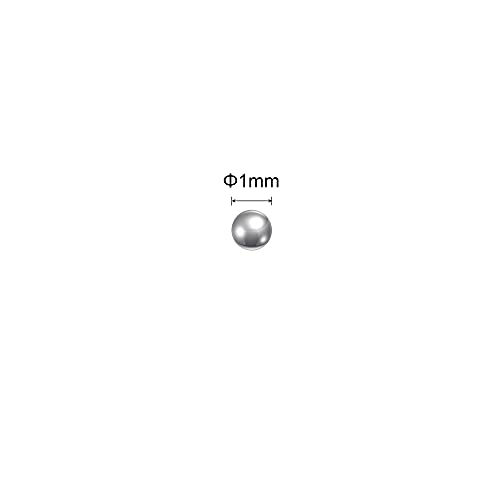 Uxcell 5000pcs 1мм топки со лежиште од јаглероден челик G1000 прецизност