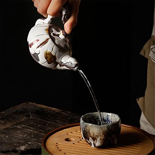 CCBUY креативен керамички чајник 190ml керамички чајник за домаќинство дневна соба таблета чај сет додатоци
