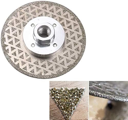 Прирабница за дијамантски дискови Wenfo 4 ”, Електроплетирана дијамантска двострана обложена сечење на дискови за сечила, мелење