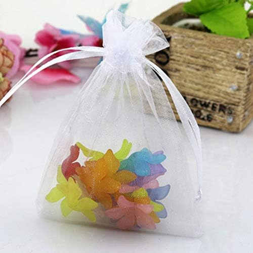 BESPORTBLE Масовно Бонбони Масовно Бонбони 100Pack Органза Торби За Подароци Мала Врвка Транспарентна Торбичка За Бонбони Накит Добри Чанти