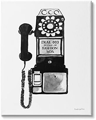 Ступел Индустрии Бирање Во Случај На Мода С. О. С. Гроздобер Телефон, Дизајниран Од Мерцедес Лопез Шаро Платно Ѕид Уметност,