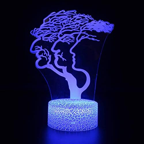SZG креативност дрвја за дрвја допирање на LED ноќна светлина домашна соба Виножито коњски лампен декорација креативни табели за подароци