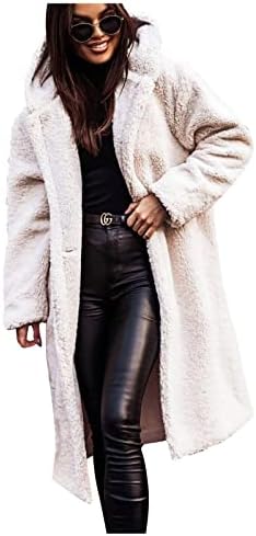 Нова Година на облеки жени зимски палто Елегантен измешан лапел со двојно градите ров палто на отворено мек ветерница за ветерници