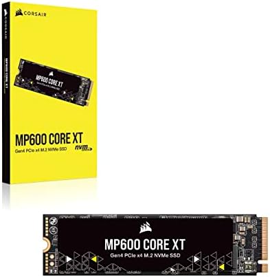 Corsair MP600 Core XT 2TB PCIE GEN4 X4 NVME M.2 SSD - QLC NAND со висока густина - M.2 2280 - DirectStorage компатибилен - до 5.000MB/sec