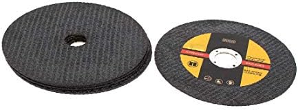 X-gree 105mmx1.2mmx16mm смола засилен отсечен прекин на дискови за сечење на тркала црна 5 парчиња (105mmx1.2mmx16mm Resina
