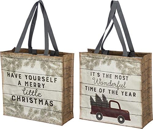 Примитиви од Кети Маркет Тоте - камион - Среќен мал Божиќ