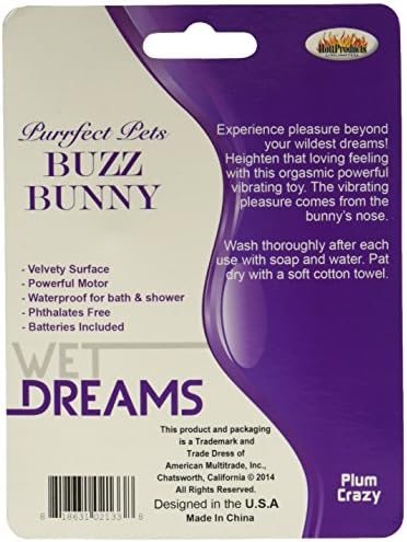Hott производи Purrrfect Pets Buzz Bunny, Purple