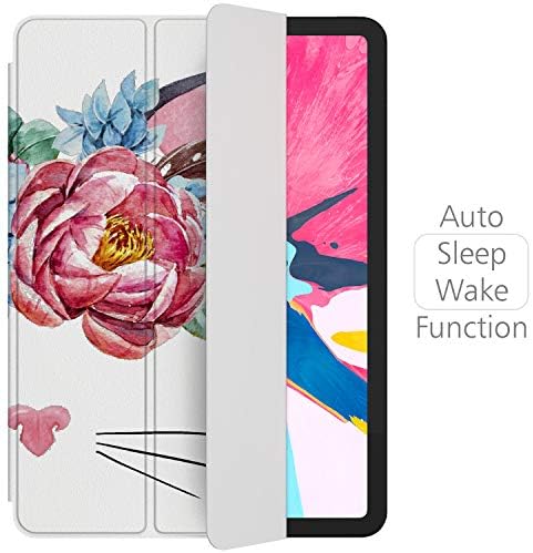 Lex Altern iPad Case Pro 11 инч 12,9 магнетски капак 2019 2018 3D генерација Apple заштитна тврда школка фолио трифолда паметна автоматска будење
