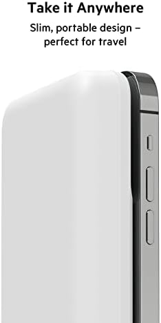 Белкин безжичен преносен полнач за полнач, компатибилен со Magsafe, 10000 mAh со 7,5W безжично полнење и 18W USB C за испорака