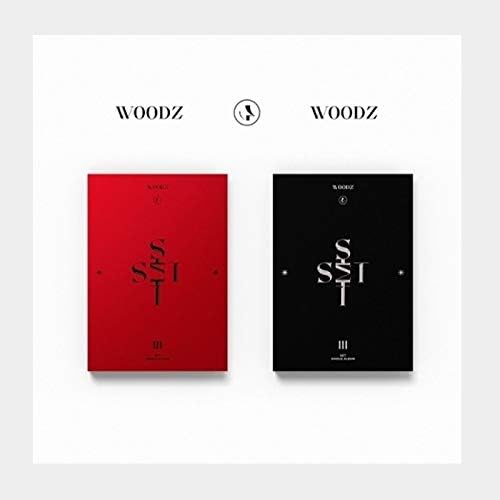 Woodz Set 1 -ви единечен албум 2 верзија Постави CD+1P постер+84P брошура+1P Post+2P Photocard+Следење KPOP Запечатен