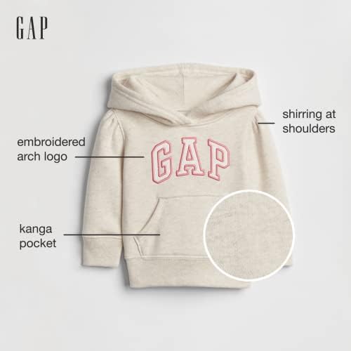 Gap Baby Girls Olightions Playtions Logo Pullover Hoodie Hooded Sweatshirt