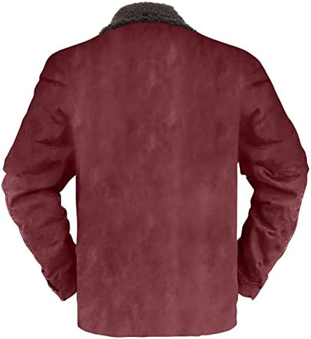 Јакни за мажи за мажи Обичен маскирен спортови за џемпер со долги ракави патент лабава памучна јакна јакни со палто