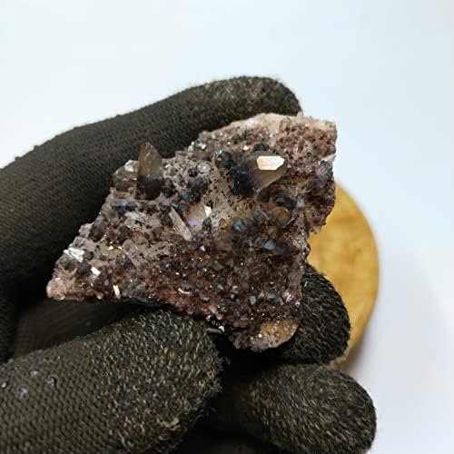 Нови 25G хематит Фантомски кварц лековити кристали камен 6x4x2cm