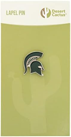 Државниот универзитет во Мичиген Лапел пинови Спартанс МСУ лого емајл направен од метал