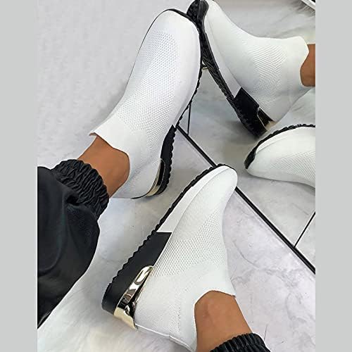 Адонг патики за жени женски атлетски тениски чевли со лесна мрежа од шишиња за шишиња што трчаат чевли за одење се лизгаат на