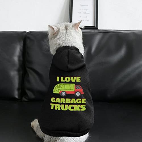 Сакам камиони за ѓубре едно парче костум за кучиња миленичиња облека со додатоци за миленичиња за кученце и мачка xl