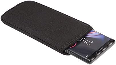 Заштитна торбичка со шок од ти-кутија 6,5 инчи, еластична ткаенина Телефонски ракав за iPhone 12 Mini/XR/XS, Samsung Galaxy S21