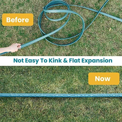 Linex Sprinkler Soaker Hose 50 ft за градинарски тревници црево за наводнување со крајни и влогови на црева
