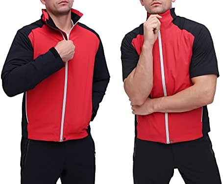 Поставете вселенска водоотпорна јакна за голф за мажи за мажи 20K перформанси лесни јакни за дожд за сите спортови