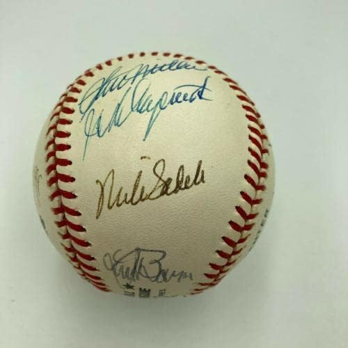 Вили мејс Сан Франциско Гиганти Легенди Мулти Потпишан Нл Бејзбол ЈСА Коа-Автограм Бејзбол