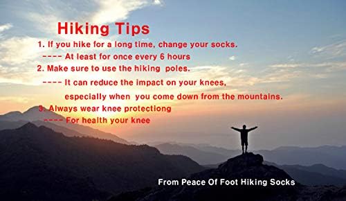 Мир на пешачење чорапи за подигнување чорапи за мажи 5 пара повеќе парови мулти спортски патеки за искачување на кампување со екипаж