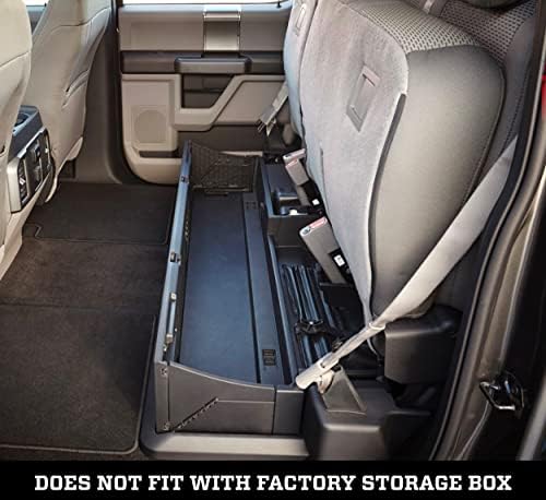 Менувач на хаски облоги - Под кутија за складирање на седиштата | 2015-2023 F-150 W/OUT OUTLEST FOLD FLAD STG BOX, 17-23 F-250, F-350