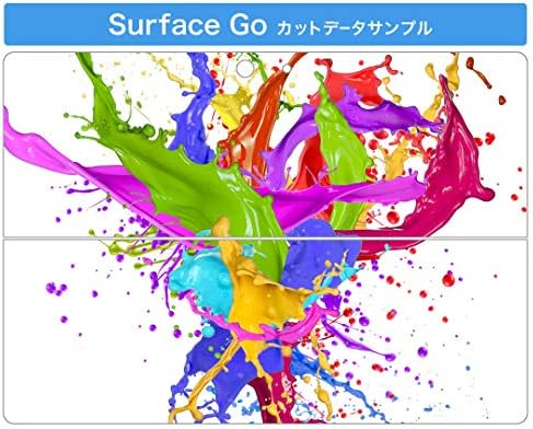 Декларна обвивка за igsticker за Microsoft Surface Go/Go 2 Ultra Thin Protective Tode Skins Skins 007909 Ink боја шарена
