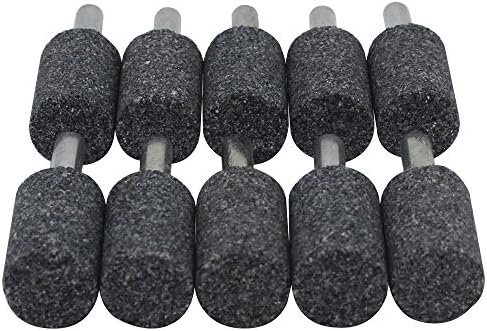 Придружете се на Ware 50pcs 1/4 ”Шанк Цилиндрични абразивни камења за мелење, абразивен монтиран камен, мелење глави за мелење за мелење и полирање на 4/5”