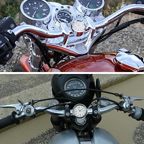 Моторцикл 7/8 - 1 Рачки за часовници велосипед водоотпорен 1,7 хромирано бирање на часовникот на часовникот на часовникот за часовници
