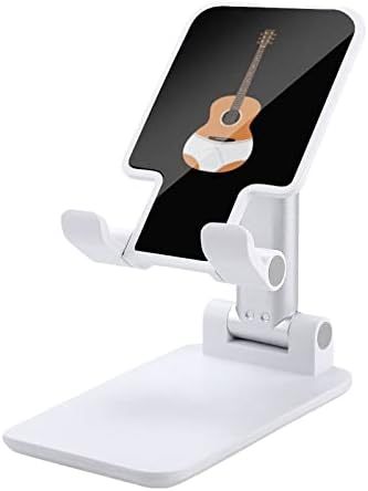 Стенд за мобилни телефони за печатење на гитара компатибилен со таблетите за прекинувач за iPhone, прилагодлив прилагодлив на држачот за мобилен телефон Десктоп Док