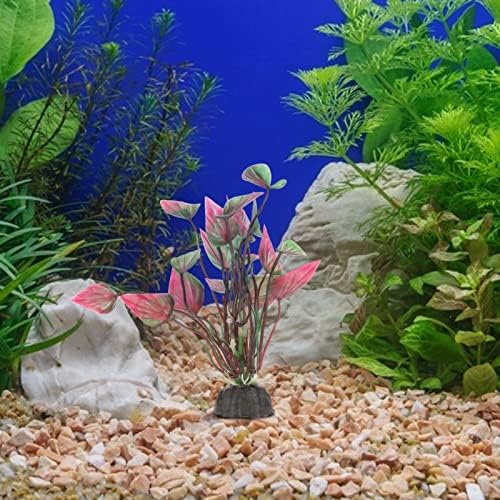 Aboofan 30 парчиња доживотна хидропонска пластична симулација декорација подводни резервоари украси аквариум риба растенија вештачки